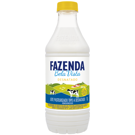 Fazenda Bela Vista - Leite Pasteurizado Tipo A Desnatado - 1l