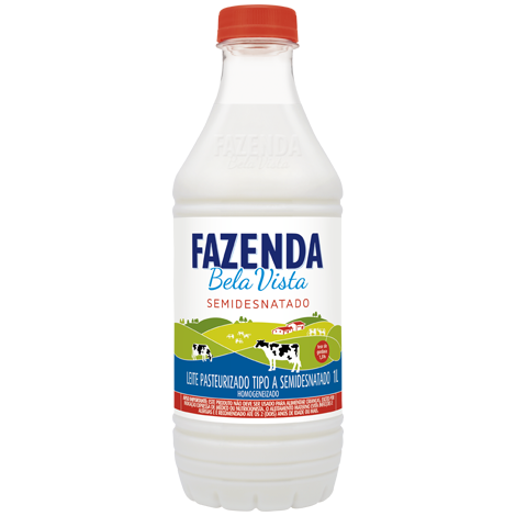 Fazenda Bela Vista - Leite Pasteurizado Tipo A Semidesnatado - 1l